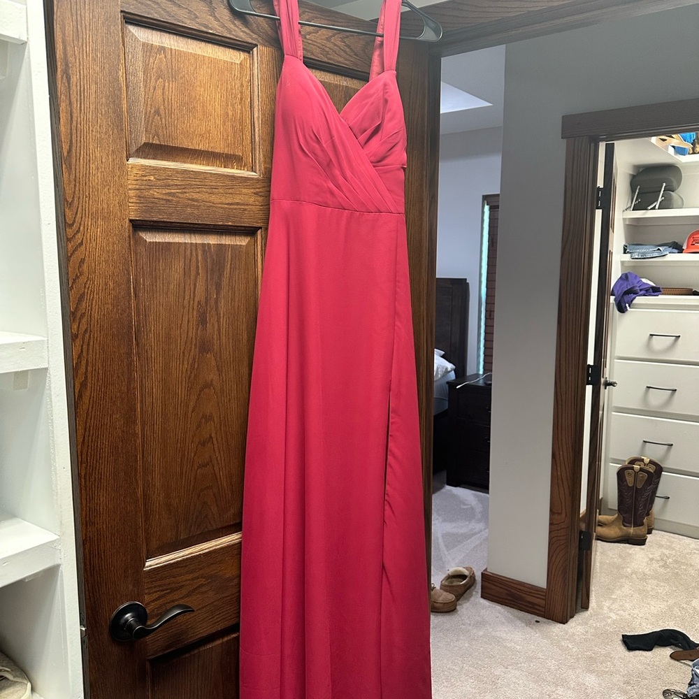 Azazie Burgundy Bridesmaid Dress
